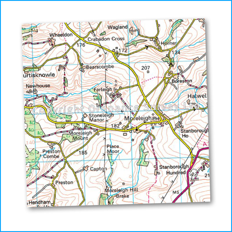 OS Landranger Map 202 - Torbay & South Dartmoor