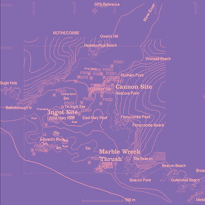 Shipwrecks off the coast