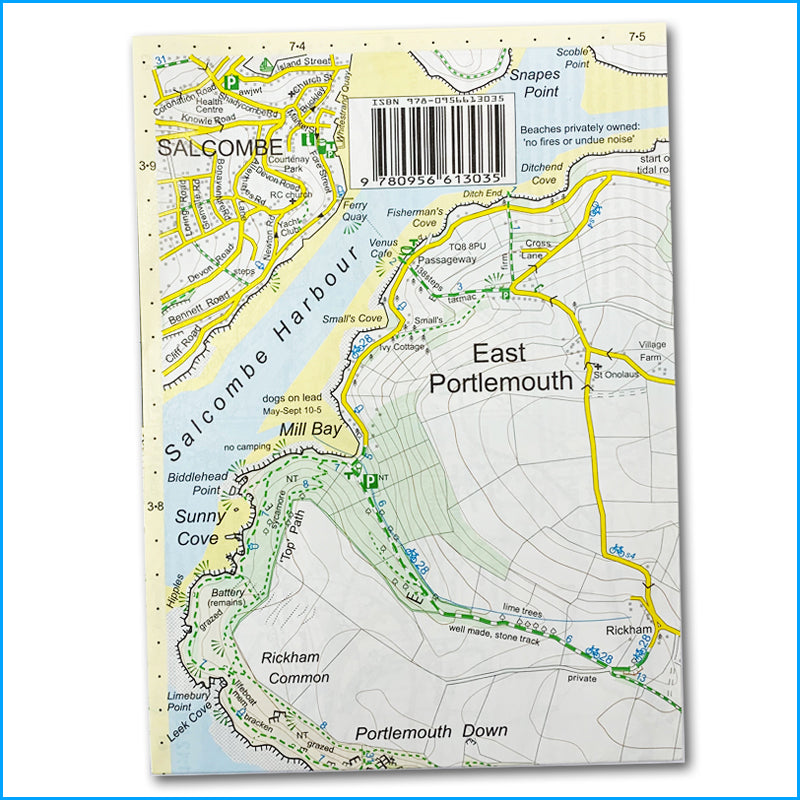 Prawle & Beesands walking and cycling map - Croyde Maps