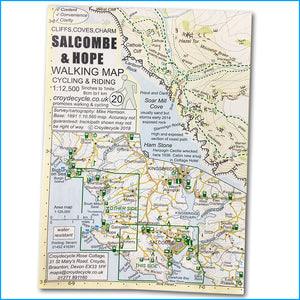 Salcombe and Hope walking and cycling map - Croyde Maps