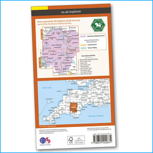 OS Explorer Map OL28 - Dartmoor