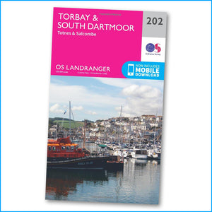 OS Landranger Map 202 - Torbay & South Dartmoor