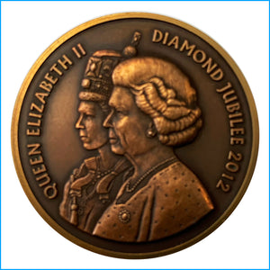 Queen Elizabeth II Diamond Jubilee Medallion 2012